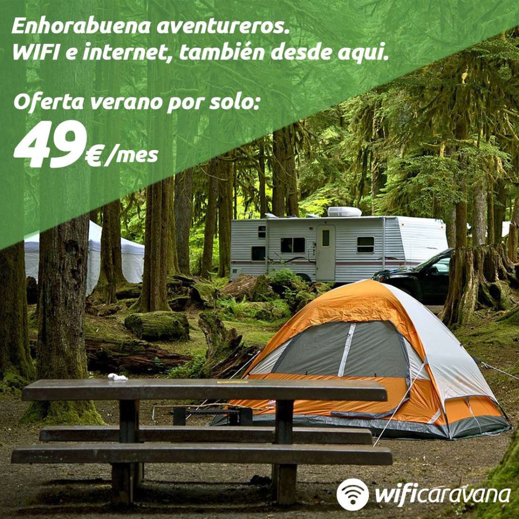 Precio tener internet Caravana